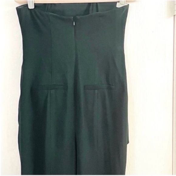 Diane Von Furstenberg Forrest Green Strapless Jumpsuit Sz 6 - Picture 8 of 11